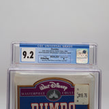 WALT DISNEY'S DUMBO - CGC GRADED 9.2 A! NEW & Factory Sealed with Authentic H-Overlap Seam! (VHS)