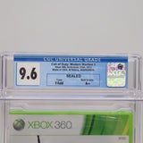 CALL OF DUTY: MODERN WARFARE 3 / MW3 - CGC GRADED 9.6 A++! NEW & Factory Sealed! (XBox 360)