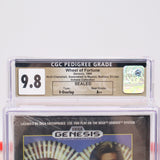 WHEEL OF FORTUNE (CLAMSHELL CASE VERSION!) CGC PEDIGREE GRADED 9.8 A++! NEW & Factory Sealed with Authentic V-Overlap Seam! (Sega Genesis)
