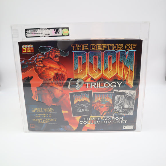 THE DEPTHS OF DOOM TRILOGY - HUGE BOX - VGA GRADED 90 MINT GOLD! NEW & Factory Sealed! (PC / CD-ROM / WINDOWS)