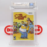 THE SIMPSONS GAME - WATA GRADED 9.2 A! NEW & Factory Sealed! (Nintendo Wii)