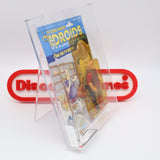 JORD DUSAT + COIN!  CAS GRADED 75 EX+/NM 12 BACK - NEW Authentic & Factory Sealed! (MOC Vintage Star Wars DROIDS Figure)
