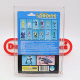 JORD DUSAT + COIN!  CAS GRADED 75 EX+/NM 12 BACK - NEW Authentic & Factory Sealed! (MOC Vintage Star Wars DROIDS Figure)