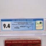 YU-GI-OH! BATTLE CITY DUELS: MIME CONTROL - CGC GRADED 9.4 A+! NEW & Factory Sealed with Authentic H-Overlap Seam! (VHS)