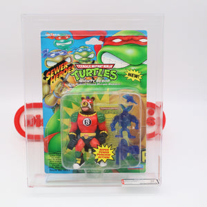 SEWER HEROES: MIGHTY BEBOP - 1993 PLAYMATES - AFA GRADED 70 EX+ NEW Authentic & Factory Sealed! (Vintage TMNT Figure)