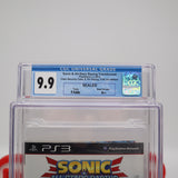 SONIC & ALL-STARS RACING TRANSFORMED - CGC GRADED 9.9 A++! NEW & Factory Sealed! (PS3 PlayStation 3)