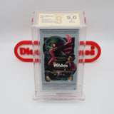 THE WITCHES (1990) - BECKETT GRADED 9.0 A! NEW & Factory Sealed with Authentic H-Overlap Seam! (VHS)