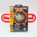 NBA JAM T.E. TOURNAMENT EDITION BASKETBALL - NEW & Factory Sealed with Authentic 3-Sided Seam! (Sega Genesis 32X)