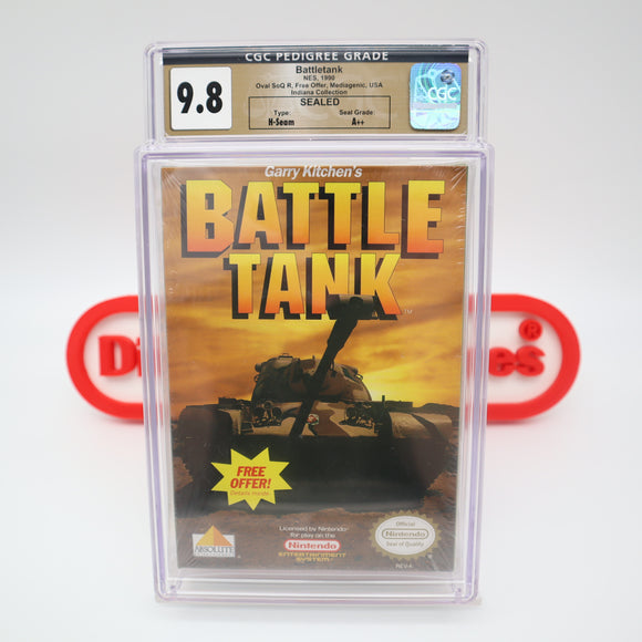 #070 - BATTLE TANK (Mediagenic Variant)- CGC GRADED 9.8 A++ (NES Nintendo) - THE DISCOUNTGAMES COLLECTION