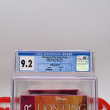 DISNEY'S THE LION KING - CGC GRADED 9.2 A+! NEW & Factory Sealed! (Sega Game Gear)