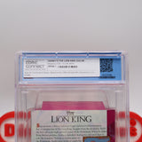 DISNEY'S THE LION KING - CGC GRADED 9.2 A+! NEW & Factory Sealed! (Sega Game Gear)