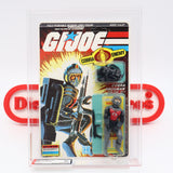 COBRA FROGMAN CODE NAME: EELS - AFA GRADED 50 VG - 1985 34 BACK - NEW Authentic & Factory Sealed! (MOC Vintage G.I. Joe Figure)