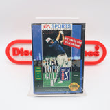 PGA TOUR GOLF II 2 (THICK CLAMSHELL CASE!) - NEW & Factory Sealed with Authentic V-Overlap Seam! (Sega Genesis)