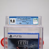 STAR WARS JEDI: FALLEN ORDER - CGC GRADED 9.8 A++! NEW & Factory Sealed! (PS5 PlayStation 5)