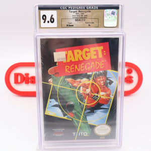 #669 - TARGET: RENEGADE - CGC GRADED 9.6 A+ (NES Nintendo) - THE DISCOUNTGAMES COLLECTION