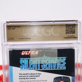 #596 - SILENT SERVICE - CGC GRADED 9.8 A+ (NES Nintendo) - THE DISCOUNTGAMES COLLECTION