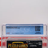 ULTIMATE PUZZLE GAMES - CGC GRADED 9.8 A++! NEW & Factory Sealed! (Game Boy Advance GBA)
