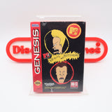 BEAVIS AND & BUTT-HEAD / BUTTHEAD - NEW & Factory Sealed with Authentic V-Overlap Seam! (Sega Genesis)