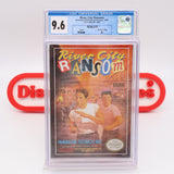 #553 - RIVER CITY RANSOM - CGC GRADED 9.6 A+ (NES Nintendo) - THE DISCOUNTGAMES COLLECTION