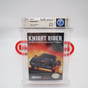 KNIGHT RIDER - WATA GRADED 9.0 A+! NEW & Factory Sealed with Authentic H-Seam! (NES Nintendo)