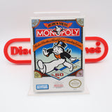 MONOPOLY - NEW & Factory Sealed with Authentic H-Seam! (NES Nintendo)