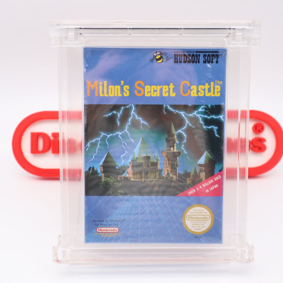#448 - MILON'S SECRET CASTLE (Round SOQ) - WATA GRADED 9.8 A+ (NES Nintendo) - THE DISCOUNTGAMES COLLECTION