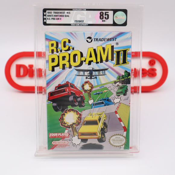 #535 - R.C. PRO-AM II - VGA GRADED 85 NM+ (NES Nintendo) - THE DISCOUNTGAMES COLLECTION