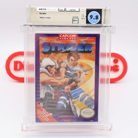 #644 - STRIDER - WATA GRADED 9.8 A++ (NES Nintendo) - THE DISCOUNTGAMES COLLECTION