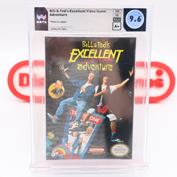 #084 - BILL & TED'S EXCELLENT VIDEO GAME ADVENTURE- WATA GRADED 9.6 A+ (NES Nintendo) - THE DISCOUNTGAMES COLLECTION