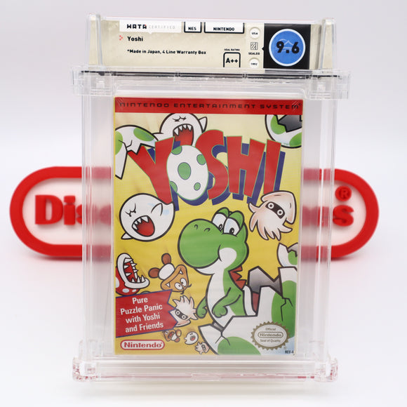 #782 - YOSHI - WATA GRADED 9.6 A++ (NES Nintendo) - THE DISCOUNTGAMES COLLECTION