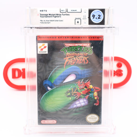 #679 - TEENAGE MUTANT NINJA TURTLES: TOURNAMENT FIGHTERS - WATA GRADED 9.2 A (NES Nintendo) - THE DISCOUNTGAMES COLLECTION