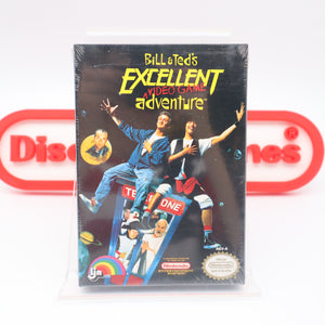 BILL & TED'S EXCELLENT VIDEO GAME ADVENTURE - NEW & Factory Sealed with Authentic H-Seam! (NES Nintendo)