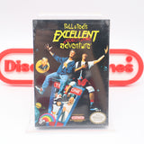 BILL & TED'S EXCELLENT VIDEO GAME ADVENTURE - NEW & Factory Sealed with Authentic H-Seam! (NES Nintendo)