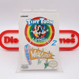 TINY TOON ADVENTURES 2: TROUBLE IN WACKYLAND - NEW & Factory Sealed with Authentic H-Seam! (NES Nintendo)