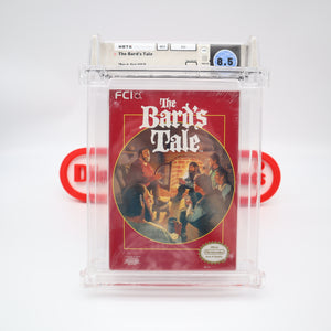 THE BARD'S TALE - WATA GRADED 8.5 B+! NEW & Factory Sealed with Authentic H-Seam! (NES Nintendo)