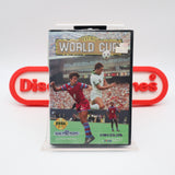 TECMO WORLD CUP SOCCER - NEW & Factory Sealed with Authentic Tube Seam! (Sega Genesis)