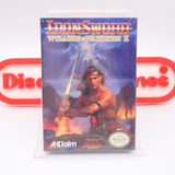 WIZARDS & WARRIORS II 2: IRON SWORD / IRONSWORD - NEW & Factory Sealed with Authentic H-Seam! (NES Nintendo)