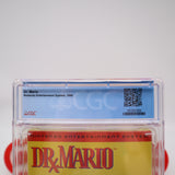 DR. MARIO - CGC GRADED 8.5 A! NEW & Factory Sealed with Authentic H-Seam! (NES Nintendo)