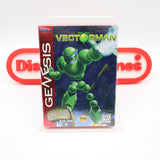 VECTORMAN / VECTOR MAN - NEW & Factory Sealed with Authentic V-Overlap Seam! (Sega Genesis)
