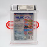 ATHLETIC WORLD - WATA GRADED 8.5 A! NEW & Factory Sealed with Authentic H-Seam! (NES Nintendo)