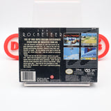 DISNEY'S THE ROCKETEER - NEW & Factory Sealed with Authentic H-Overlap Seam! (SNES Super Nintendo)