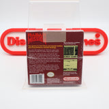 RADAR MISSION - NEW & Factory Sealed with Authentic H-Seam! (Game Boy Original)