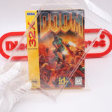 DOOM 32X - NEW & Factory Sealed with Authentic 3-Sided Seam! (Sega Genesis 32X)