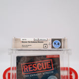 RESCUE: THE EMBASSY MISSION - WATA GRADED 9.0 A! NEW & Factory Sealed with Authentic H-Seam! (NES Nintendo)