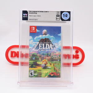 THE LEGEND OF ZELDA: LINK'S AWAKENING - 00000 1ST PRINT - PERFECT GRADED WATA 10 A++! NEW & Factory Sealed! (Nintendo Switch)
