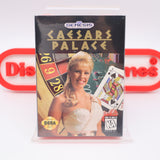 CAESARS PALACE - NEW & Factory Sealed with V-Overlap Seam! (Sega Genesis) CASE-FRESH GAME!