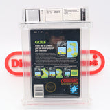 #274 - GOLF (Rev-A, Round SOQ, UPC Digits Leveled) - WATA GRADED 7.0 CIB (NES Nintendo) - THE DISCOUNTGAMES COLLECTION