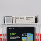 #274 - GOLF (Rev-A, Round SOQ, UPC Digits Leveled) - WATA GRADED 7.0 CIB (NES Nintendo) - THE DISCOUNTGAMES COLLECTION