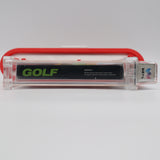 #274 - GOLF (Rev-A, Round SOQ, UPC Digits Leveled) - WATA GRADED 7.0 CIB (NES Nintendo) - THE DISCOUNTGAMES COLLECTION