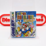 SUPER MARIO BROS. BROTHERS DELUXE - NEW & Factory Sealed with Authentic H-Seam! (Game Boy Color)